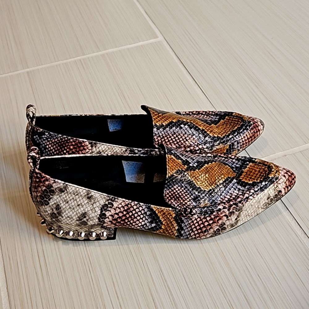 Jeffrey Campbell Barnett Multi snake silver 9.5